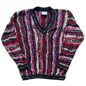 Vintage 90s Coogi Sweater Medium Australia Pullover Biggie Smalls Hiphop Rap